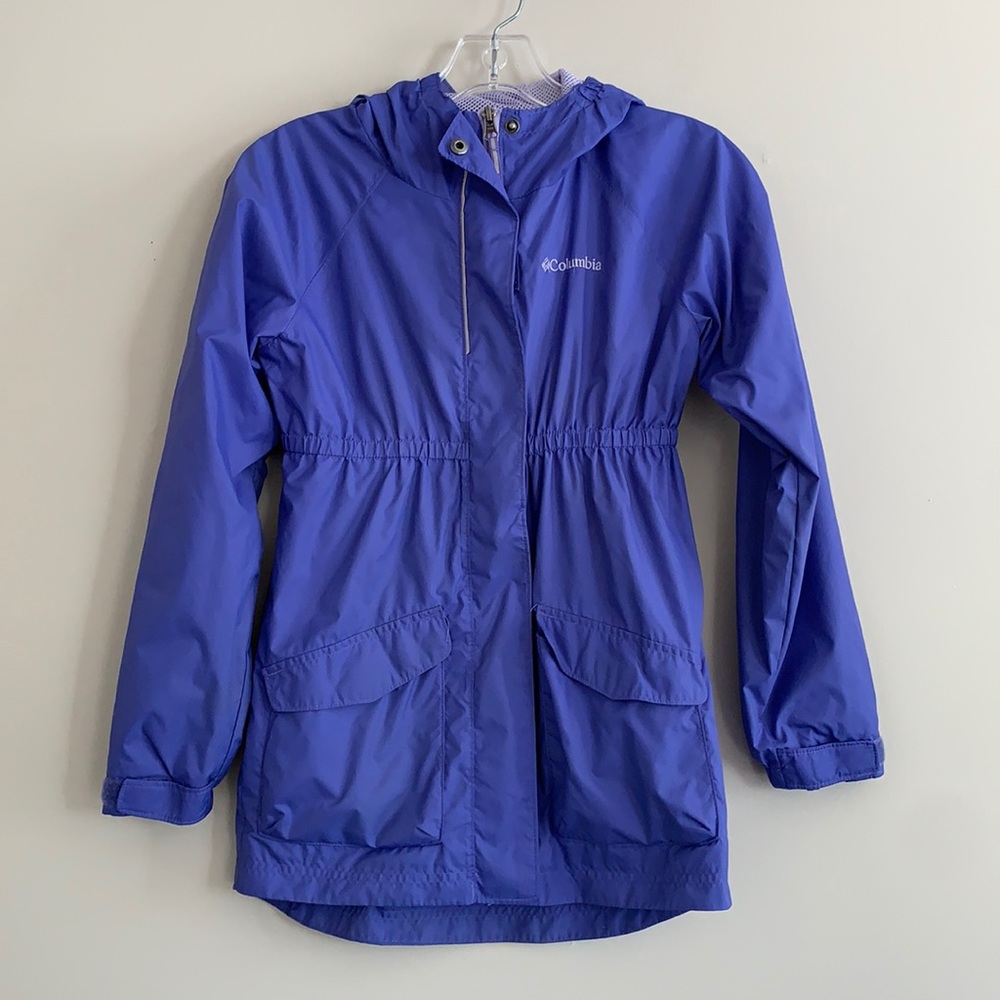 Columbia Long Raincoat Medium (8-10) Preowned